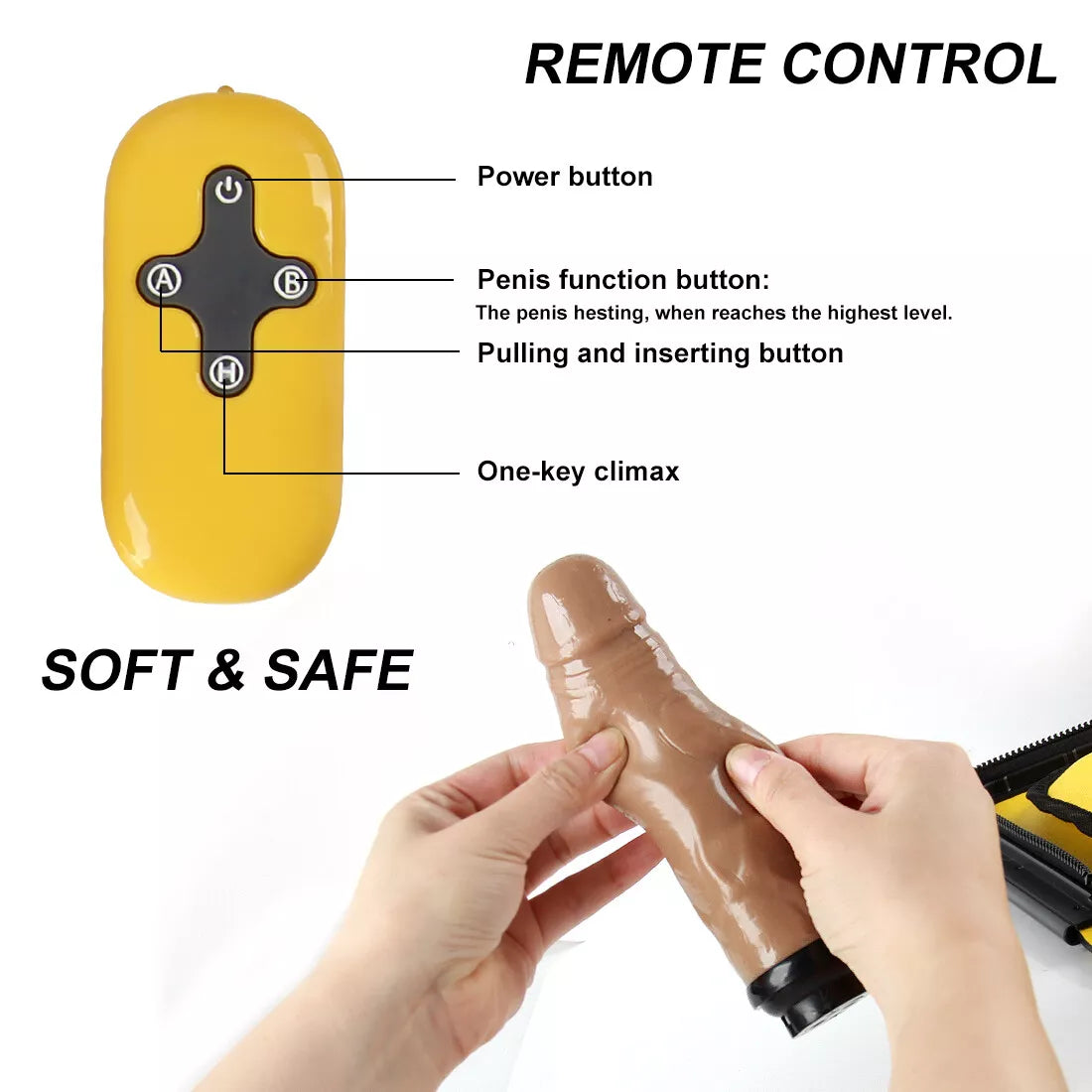 FULLY AUTOMATIC FUCKING MACHINE ELECTRIC THRUSTING DILDO SEX TOY FOR WOMEN MEN - secretera