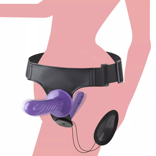 Remote Strapon Vibrating Dildo Penis Vibrator Clit Massager For Adult Sex Toy