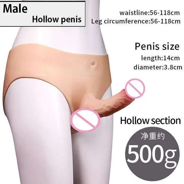 Strap On Dildo Harness Realistic Penis Hollow for Men