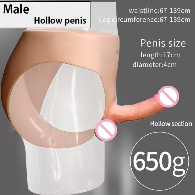 Strap On Dildo Harness Realistic Penis Hollow for Men