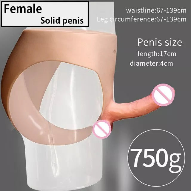 Strap On Dildo Harness Realistic Penis Solid for Women