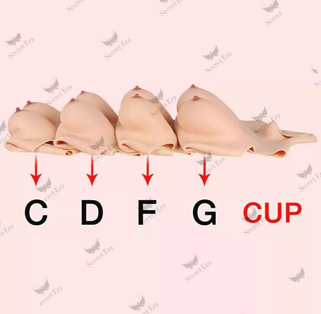 Silicone Breast Forms Fake Boobs Realistic For Crossdresser Drag Queen F Cup - secretera