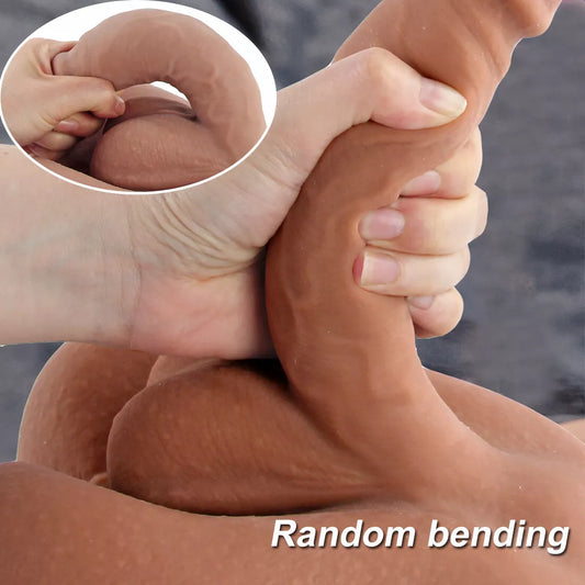 She-use 3D Do-ll Realistic Male Body Big Dildo Penis Fr Women Female Masturbator - secretera