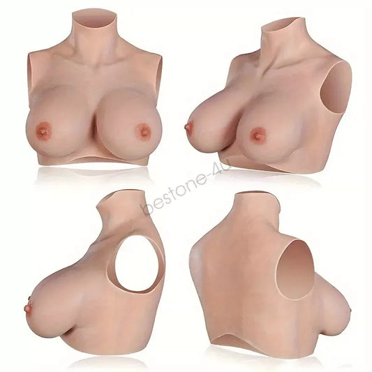 Silicone Breast Forms Fake Boobs Realistic For Crossdresser Drag Queen E Cup - secretera