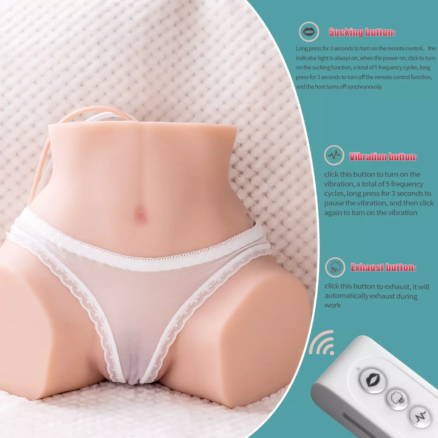 Sex Doll Realistic Vagina Anal Ass Sex Toy Realistic For Men Male Masturbator - secretera