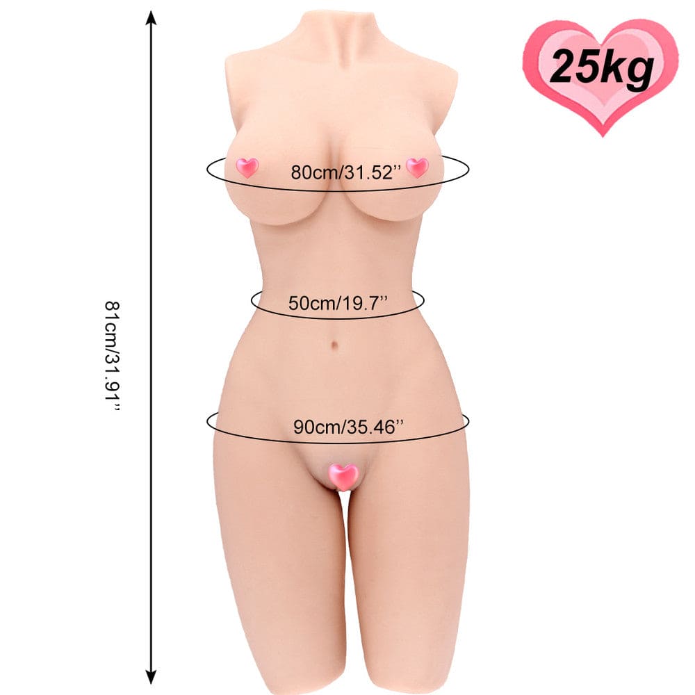 Realistic Love Dolls Masturbator Torso Bendable Joint Vagina Stimulator Sex Toys - secretera