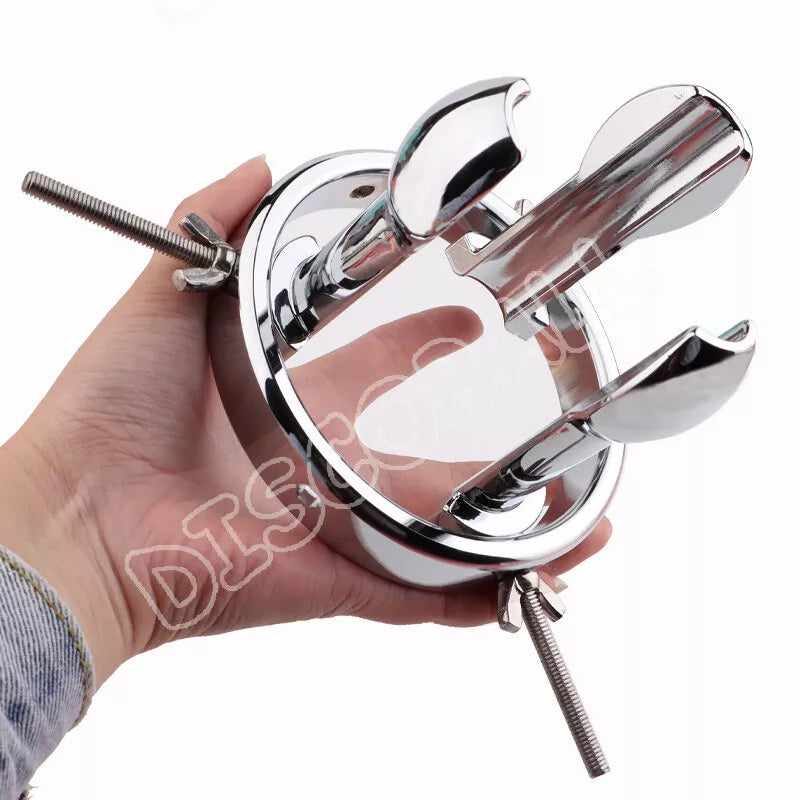 Extreme Anal Plug Spreader Metal Vaginal Stretcher Speculum Butt Plug Sex Toy SM