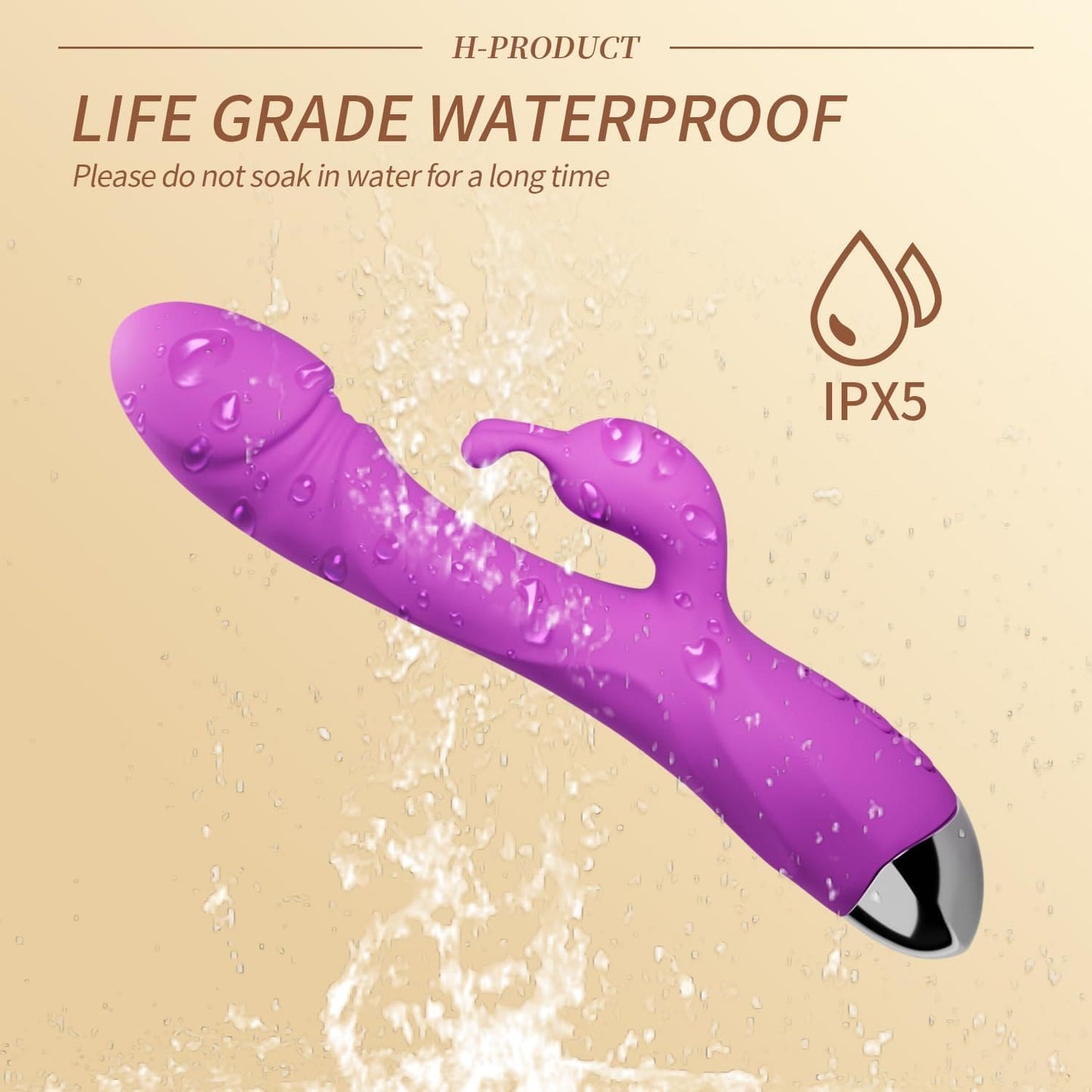 Female Sex Toy Rabbit Vibrator for Women Dildo G-Spot Massager Rechargeable UK - secretera