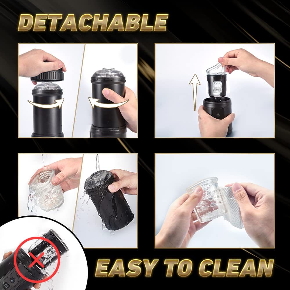 Automatic Masturbator Thrusting Sucking Vibrating Rotating Men Stroker Sex Toys - secretera