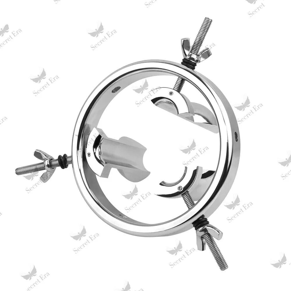 Extreme Anal Plug Spreader Metal Vaginal Stretcher Speculum Butt Plug Sex Toy SM