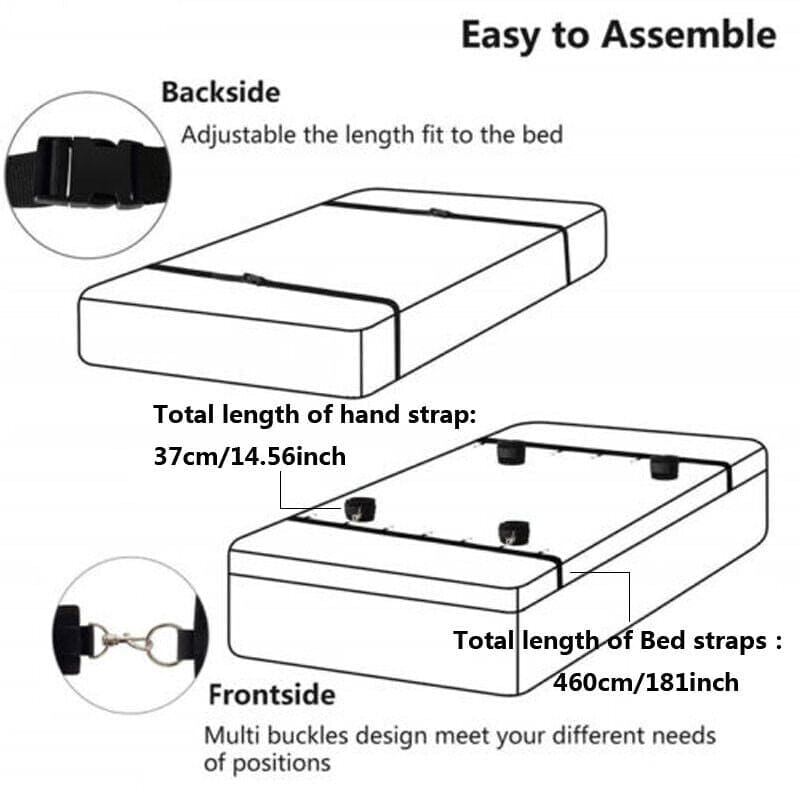 BDSM Bondage Restraint Handcuffs For Sex Bondage Set Ankle Cuffs Adult Sex Toys - secretera