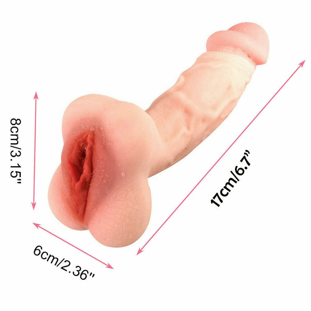 Cock Male Masturbator Dildo Penis Pussy Pocket Sex Toys for Couple Men Women - secretera