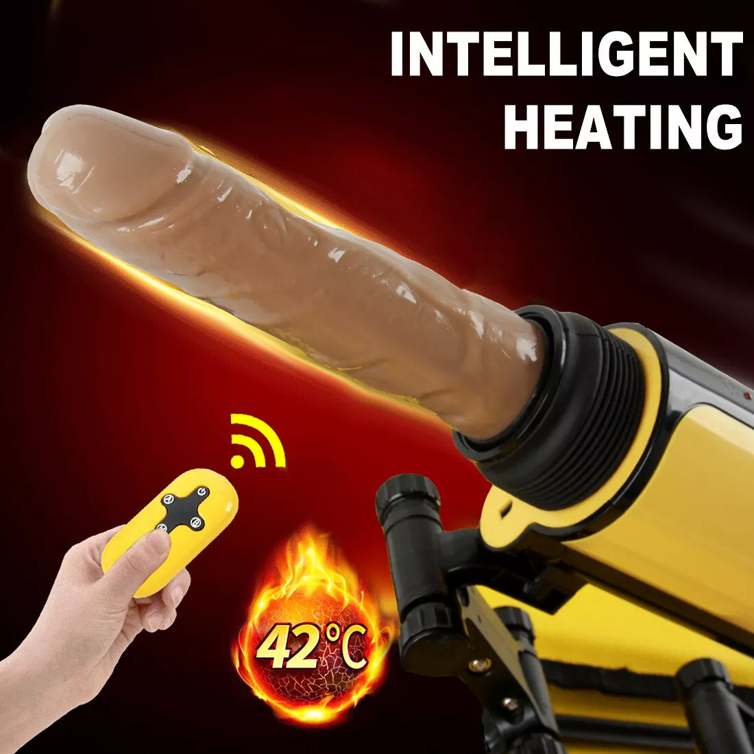 FULLY AUTOMATIC FUCKING MACHINE ELECTRIC THRUSTING DILDO SEX TOY FOR WOMEN MEN - secretera