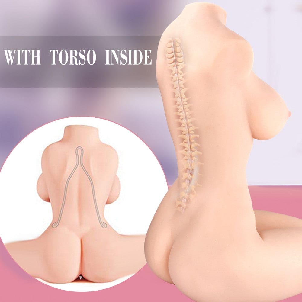Sex Dolls Realistic TPE Silicone Love Doll Half Body Huge Size Sex Toys for Men - secretera
