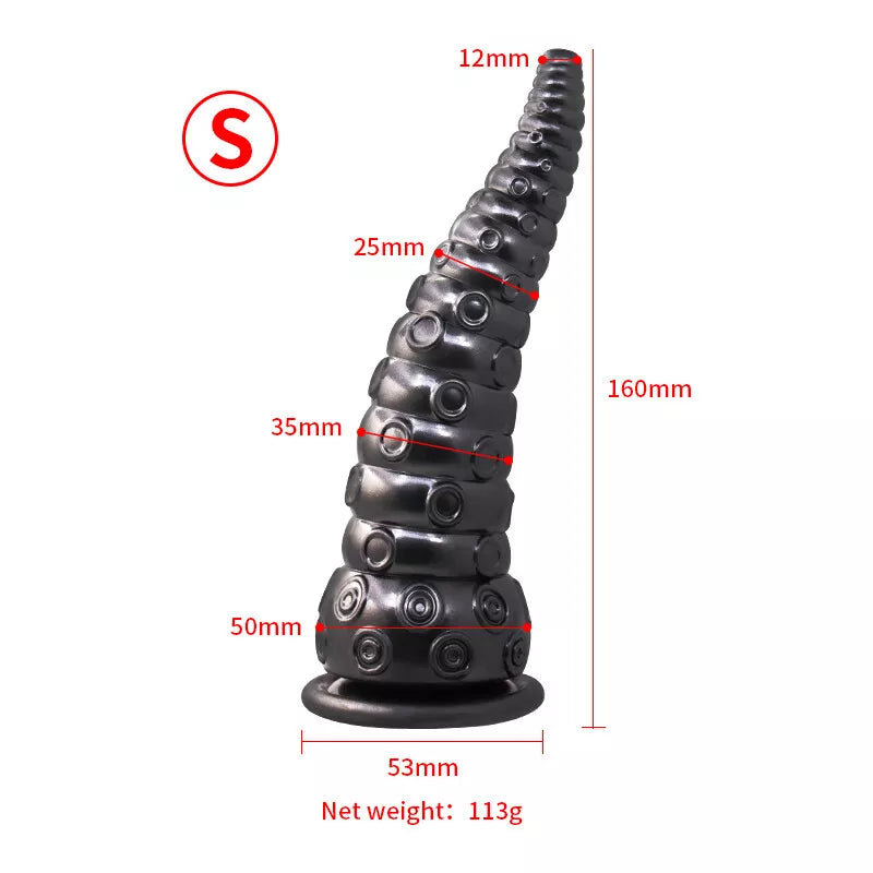 Tentacle Anal Butt Plug Dildo Suction Cup Sex Toy For Women Men Huge Octopus