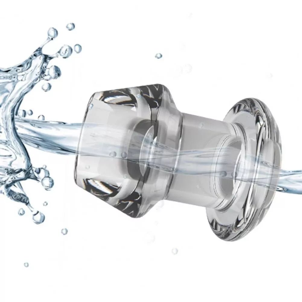 Transparent Hollow Back Speculum Expander Dilator Enema Plug Men Women