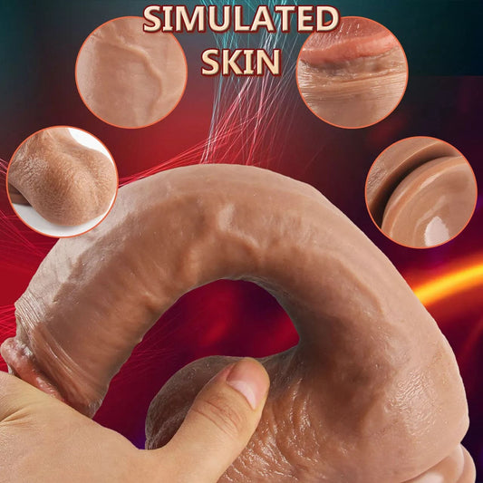 Realistic Dildo Cock Big Penis No Vibrator G-spot Butt Sex Toys For Women Couple - secretera
