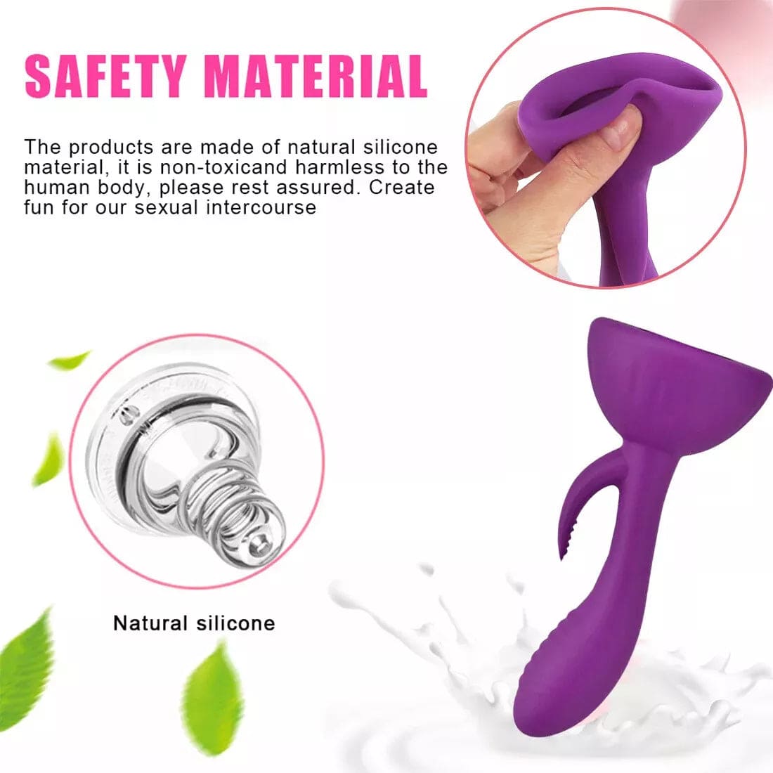 G Spot Vibrator Clitoris Dildo Anal Vibrator Nipple Stimulator Women Sex Toys - secretera