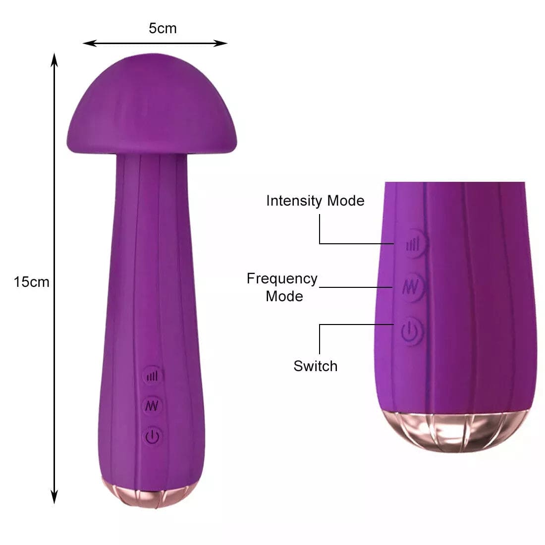 G Spot Vibrator Clitoris Dildo Anal Vibrator Nipple Stimulator Women Sex Toys - secretera