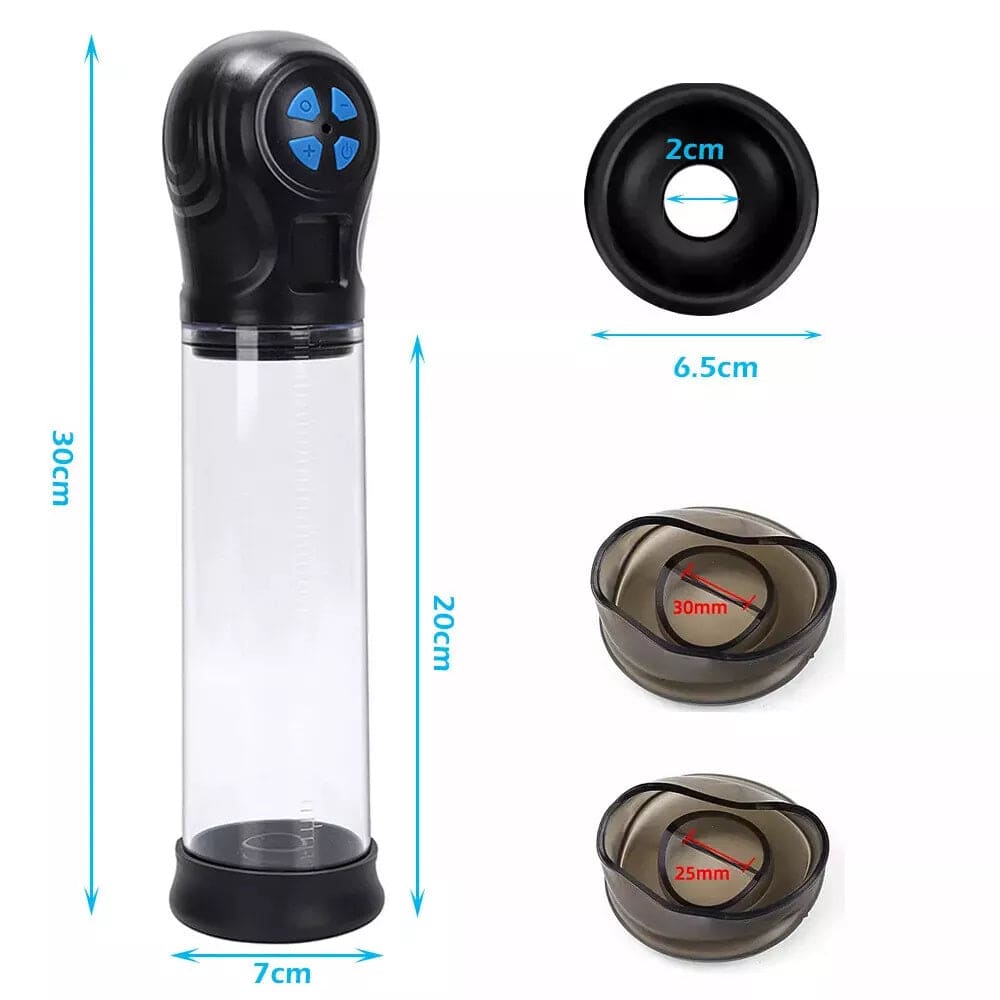 Vacuum Penis Pump for Men ED Enhancement Erectile Enlargement Penis Enlarger - secretera