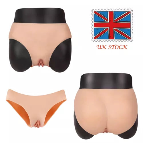 Silicone Pants Transgender Hip Shaping Fake Vagina Underwear For Crossdresser