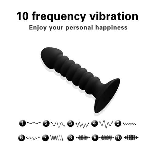 Vibrating Butt Plug Anal Plug Vibrator Remote Control Sex Toys Masturbatior - yourlovelychoices