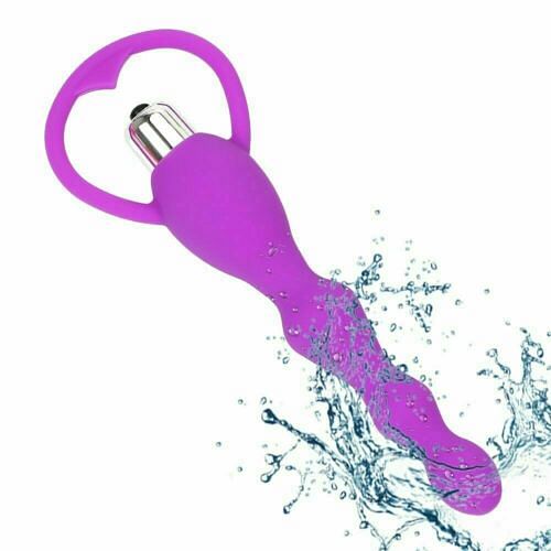 Vibrating Anal Beads Butt Plug Silicone Vibrator Sex Toy for Men Women - yourlovelychoices