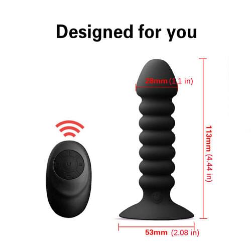 Vibrating Butt Plug Anal Plug Vibrator Remote Control Sex Toys Masturbatior - yourlovelychoices