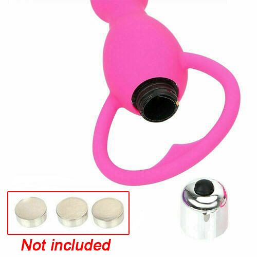 Vibrating Anal Beads Butt Plug Silicone Vibrator Sex Toy for Men Women - yourlovelychoices