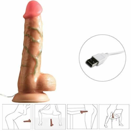 8 Mode Dildo Realistic Penis Vibrating Cock Vein Suction Cup Female Sex Toys - yourlovelychoices
