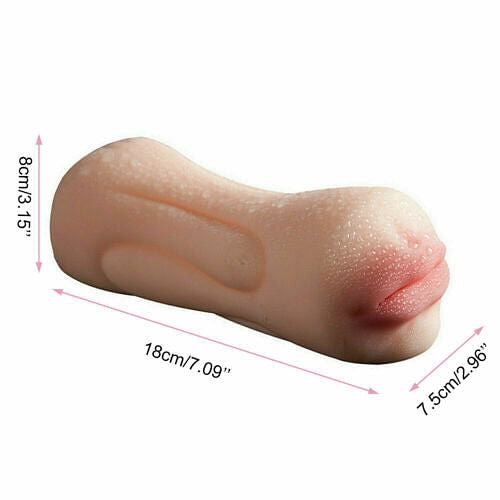 Male Double Ended Masturbation Cup Mouth Pussy Blow Job Sex Toys - yourlovelychoices