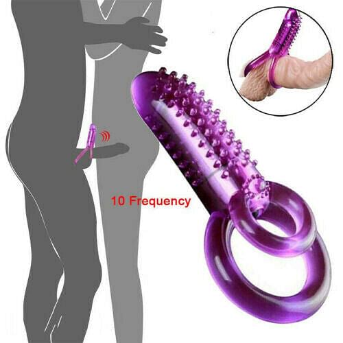 Dual Ring Cock Penis Rings Men Vibrating Couples Sex Toys - yourlovelychoices