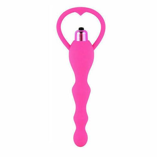 Vibrating Anal Beads Butt Plug Silicone Vibrator Sex Toy for Men Women - yourlovelychoices