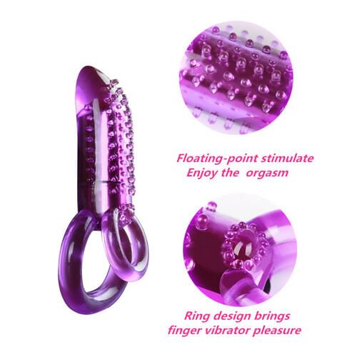 Dual Ring Cock Penis Rings Men Vibrating Couples Sex Toys - yourlovelychoices