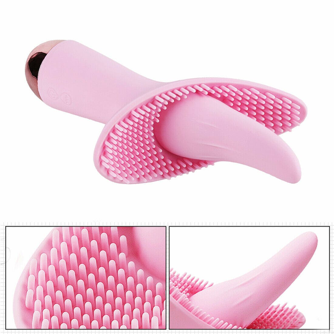 Vibrator Sex Toy for Women Tongue Licking G-Spot Massager Multispeed Rechargable - secretera