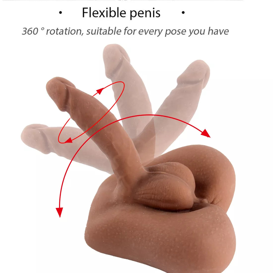 She-use 3D Do-ll Realistic Male Body Big Dildo Penis Fr Women Female Masturbator - secretera