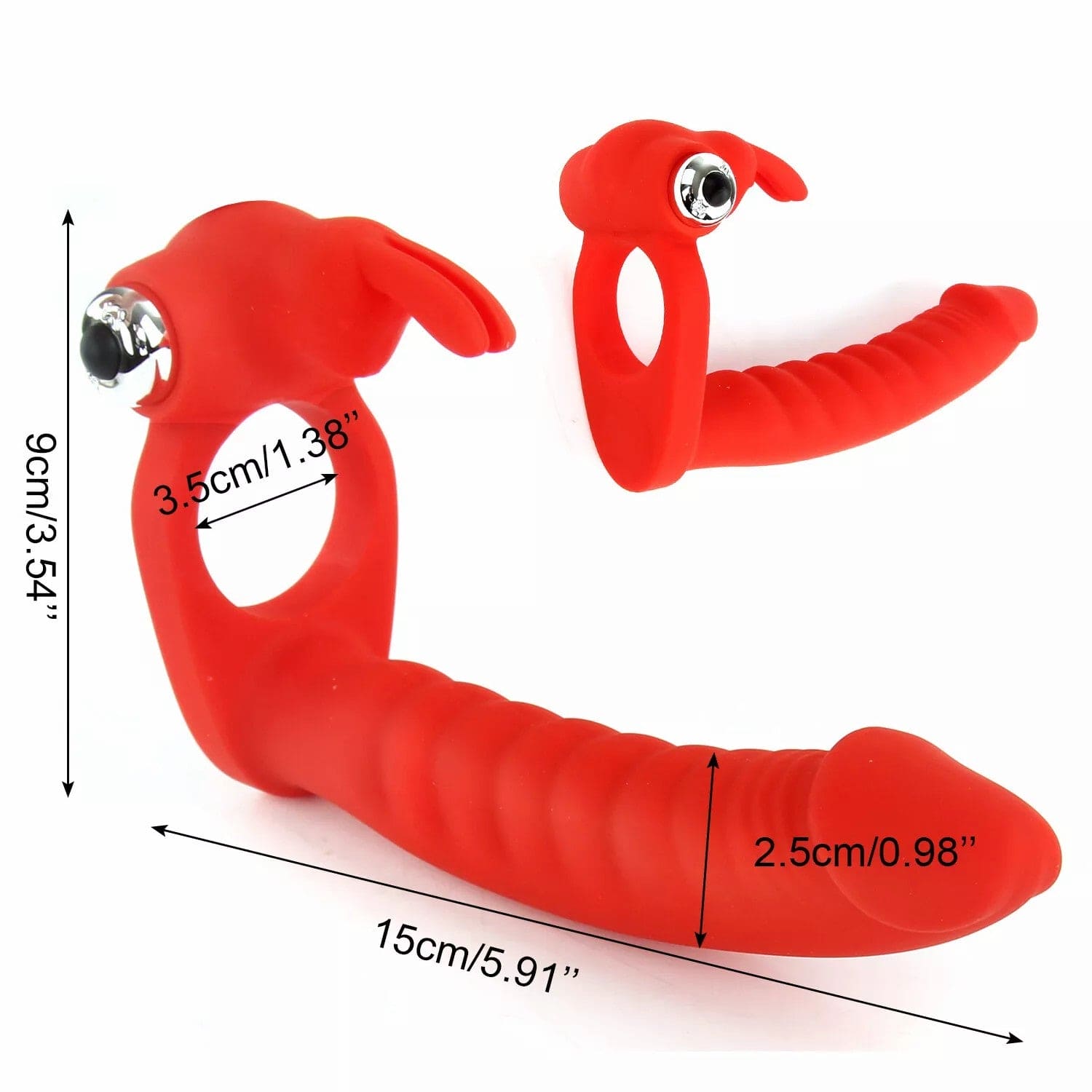 Male Prostate Massager Vibrator Anal Plug Dildo Penis Cock Ring Sex Toys for Men - secretera