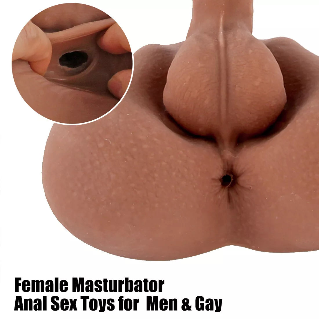 She-use 3D Do-ll Realistic Male Body Big Dildo Penis Fr Women Female Masturbator - secretera