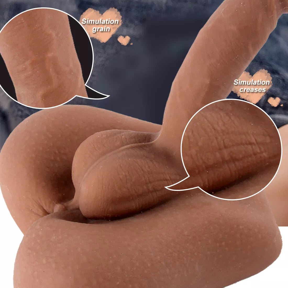 She-use 3D Do-ll Realistic Male Body Big Dildo Penis Fr Women Female Masturbator - secretera