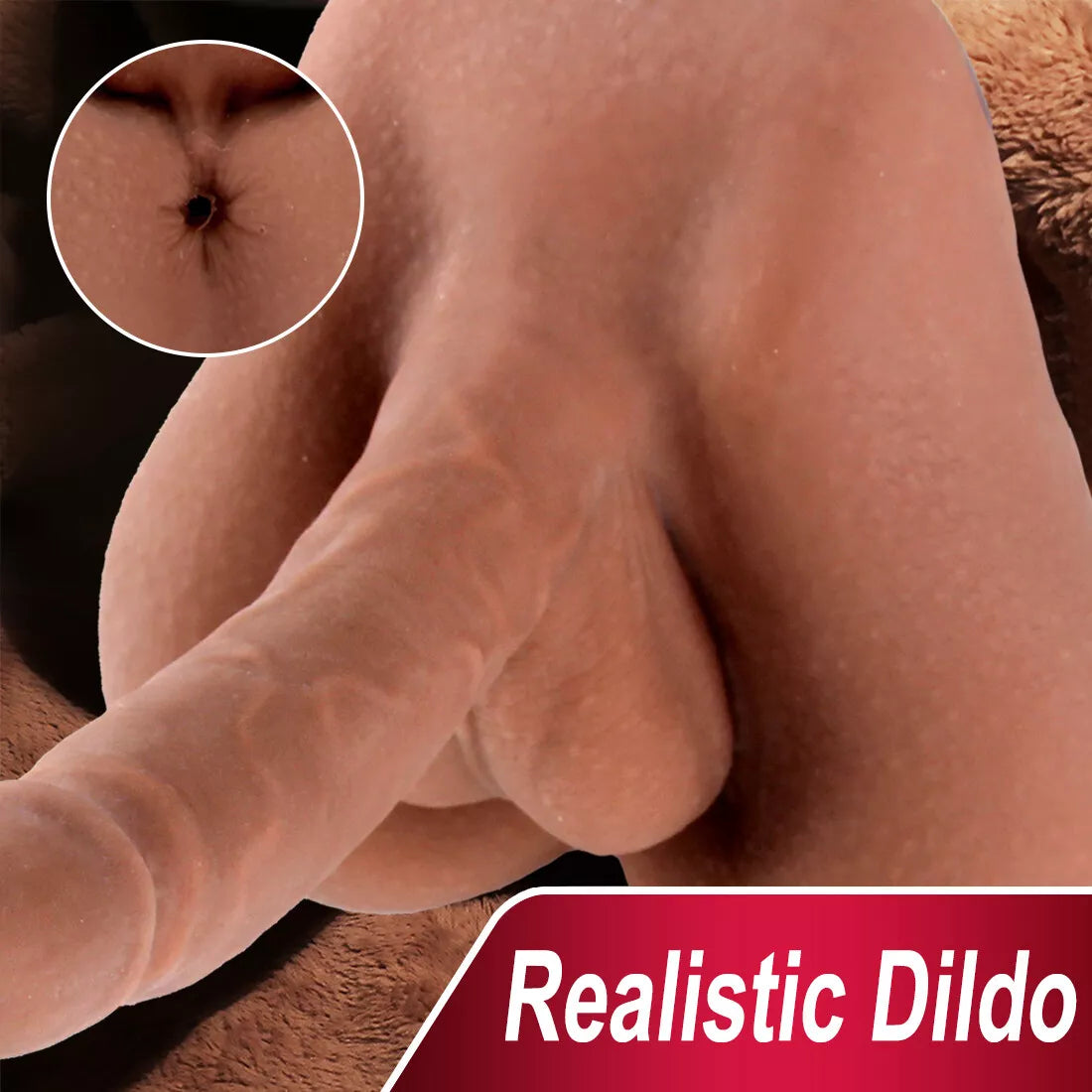 She-use 3D Do-ll Realistic Male Body Big Dildo Penis Fr Women Female Masturbator - secretera