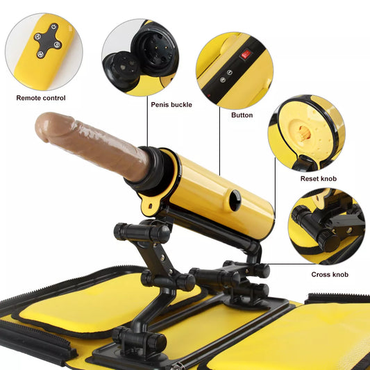 FULLY AUTOMATIC FUCKING MACHINE ELECTRIC THRUSTING DILDO SEX TOY FOR WOMEN MEN - secretera
