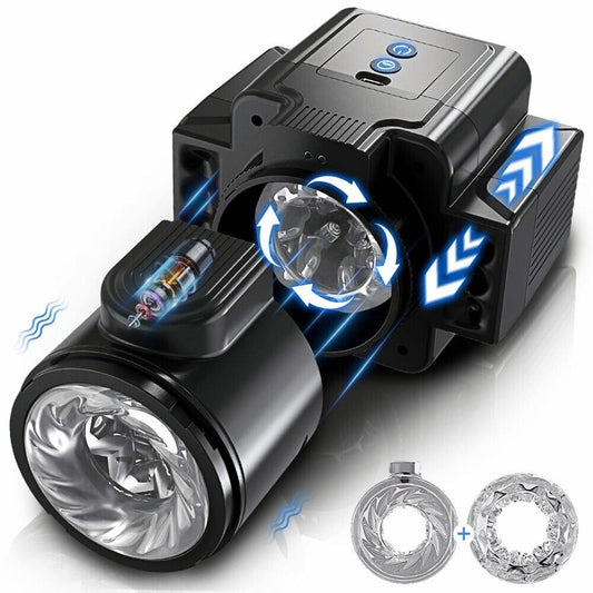 Automatic Telescopic Male Masturbator Pro Pussy Auto Thrusting Stroker Sex Toy - secretera