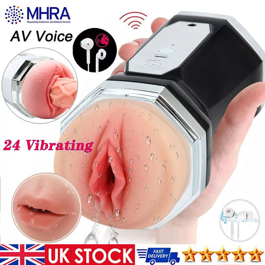 Automatic Handsfree Male Masturbator Cup Stroker Pocket Pussy for Men Sex Toy - secretera