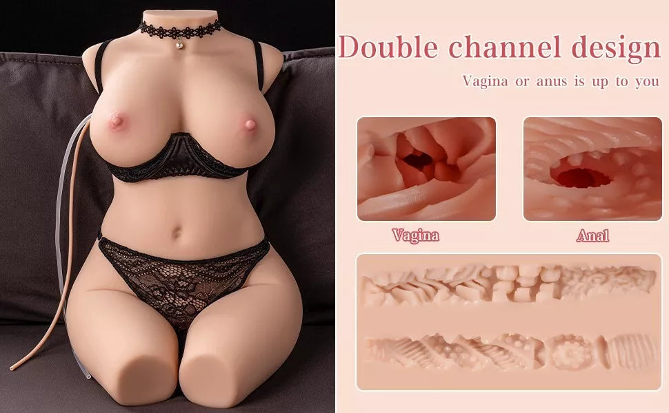 Male Masturbator Doll Lover Dolls Torso Vagina Anal Pussy Ass Sex Toys - secretera