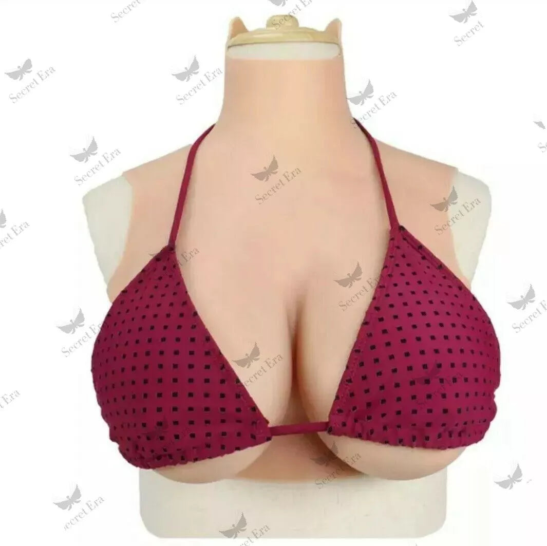 Silicone Breast Forms Fake Boobs Realistic For Crossdresser Drag Queen F Cup - secretera