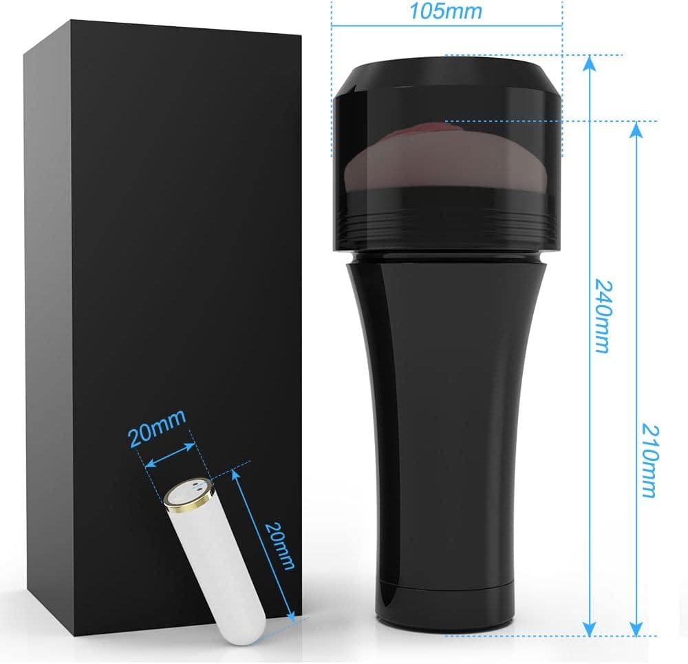 Pocket Pussy Masturbator Stroker Vagina Sex Toys Handsfree Male Cup Vibrator Men - secretera
