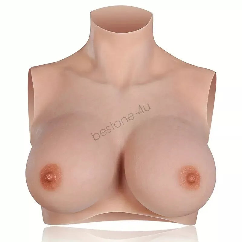 Silicone Breast Forms Fake Boobs Realistic For Crossdresser Drag Queen E Cup - secretera