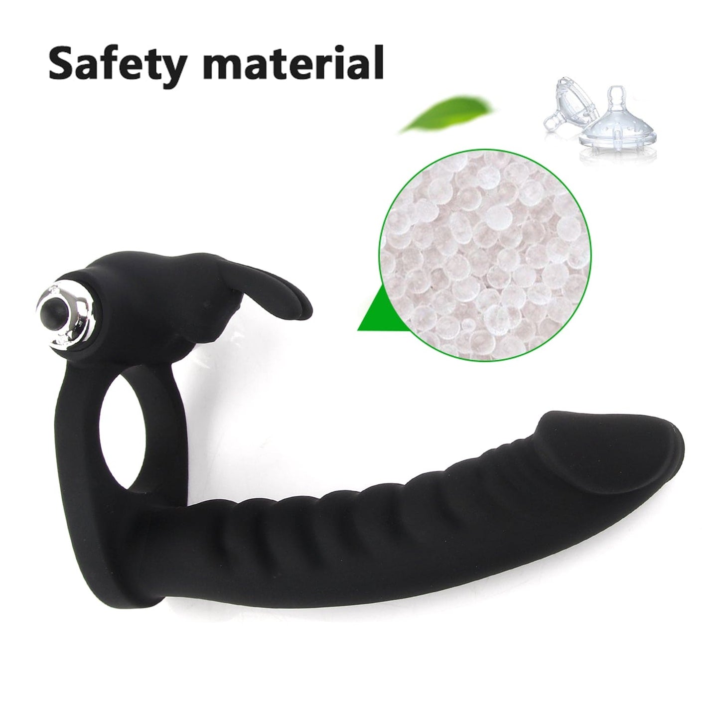 Male Prostate Massager Vibrator Anal Plug Dildo Penis Cock Ring Sex Toys for Men - secretera