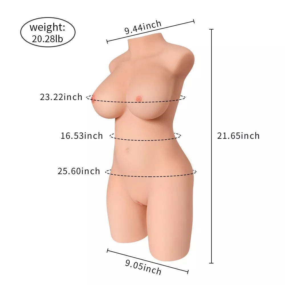 Male Masturbator Doll Lover Dolls Torso Vagina Anal Pussy Ass Sex Toys - secretera