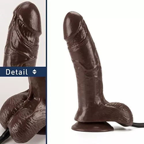 Realistic Inflatable Erotic Dildo Pump Up Expanding Big Cock Blow Up Veiny UK